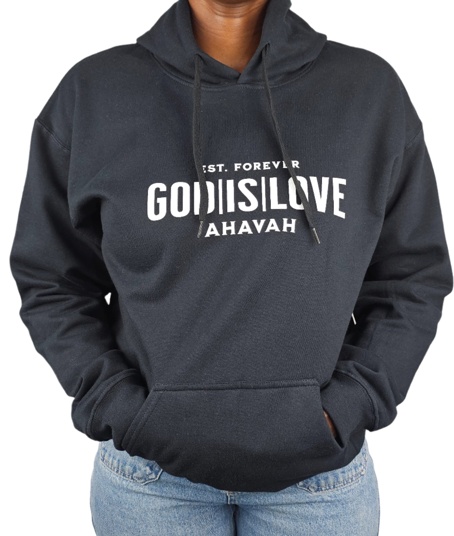 GODISLOVE logo SOFTSTYLE HOODIE