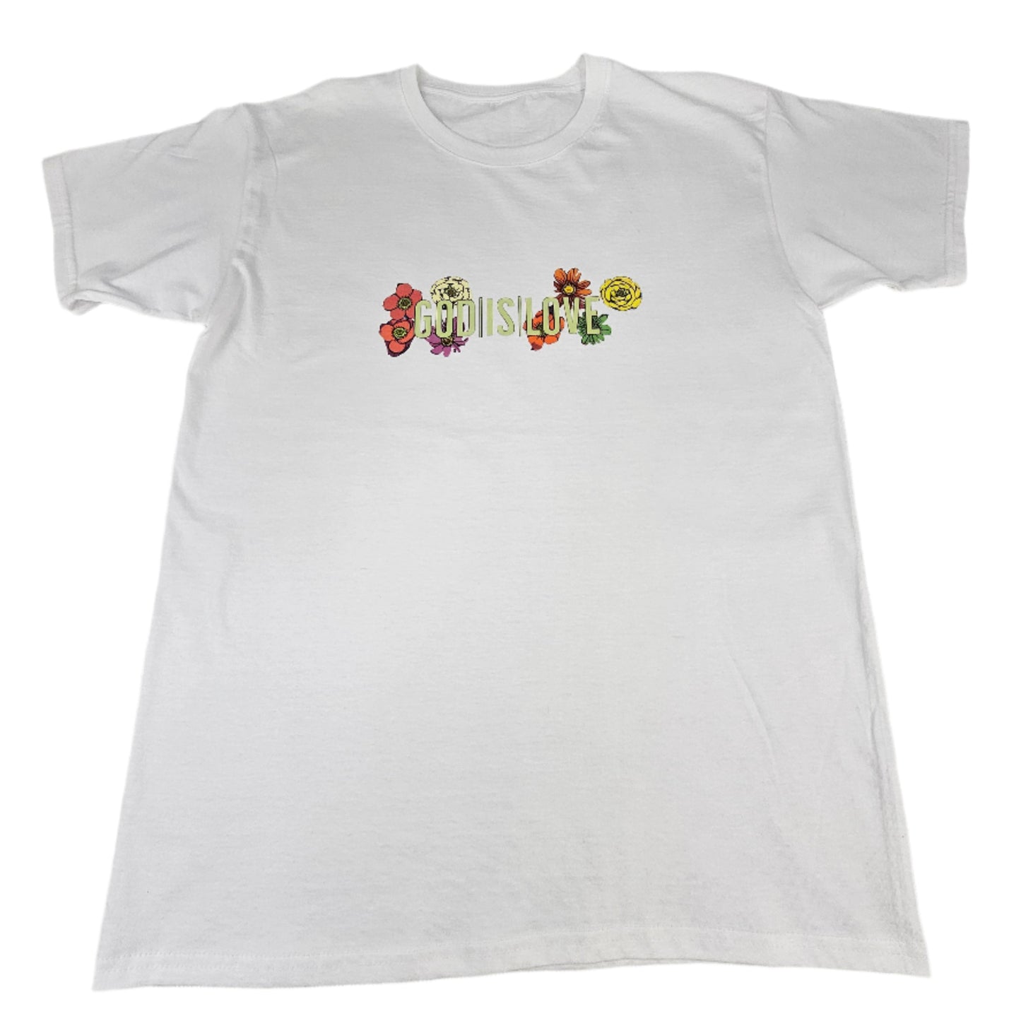 Floral GODISLOVE Mint Green Logo T-Shirt