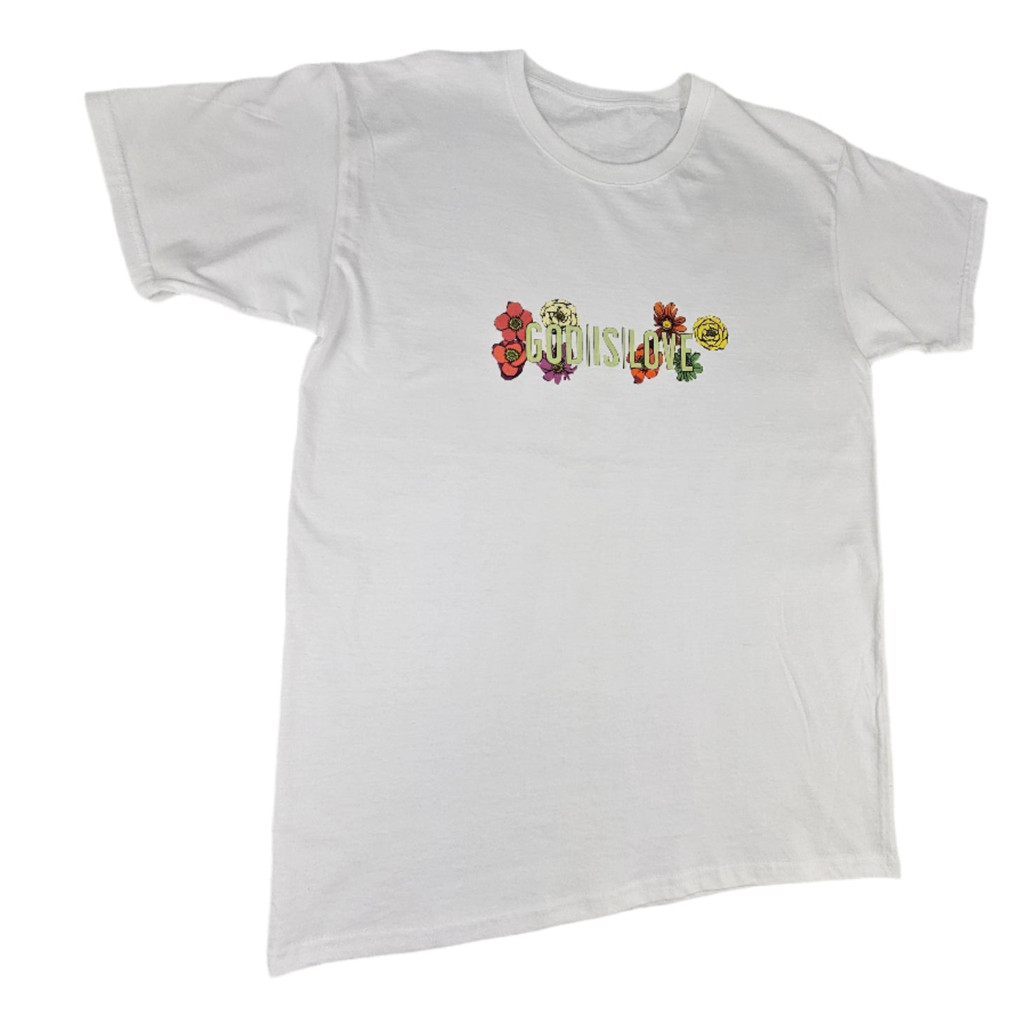 Floral GODISLOVE Mint Green Logo T-Shirt